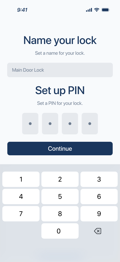 Lock Setup